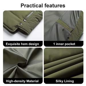 Chaleco Acolchado de Invierno para Hombre, 100% Poliéster, Transpirable, Resistente al Viento, Ecológico, de Alta Calidad, con Logotipo Personalizado, OEM, Venta al Por Mayor - Product Image 3