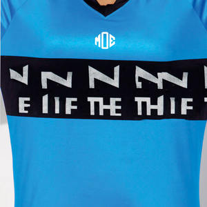 Camiseta de Fútbol Americano Personalizada al por Mayor, Manga Larga, Transpirable, Estilo Urbano, para Mujer, Poliéster, Marca Privada OEM para EE. UU. - Product Image 6