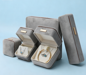 Boîtes à bijoux de luxe, boîte à bagues pas chère, boîtes d'emballage de bijoux noires pour les petites entreprises, vente en gros en usine - Product Image 3