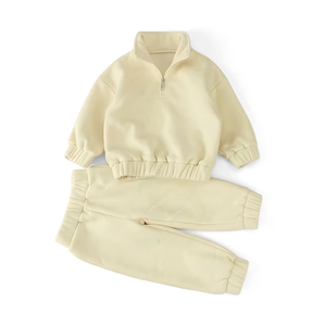 Trajes Casuales Cómodos para Niños y Niñas, Personalizados con Logotipo, Conjuntos Deportivos de Algodón para Niños y Niñas al por Mayor - Product Image 3