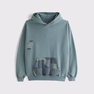 Sweat-shirts à capuche d'hiver personnalisés pour hommes, coupe oversize, en coton uni, 100 % coton, teinture unie, impression numérique, streetwear - Product Image 6