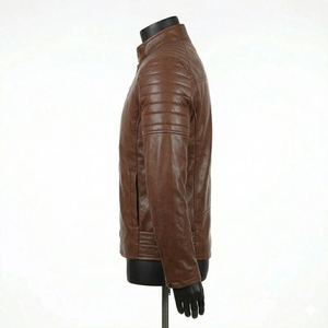 New Design <b>Leather</b> Made Waterproof Genuine <b>Leather</b> Factory Made New Arrival Reasonable Price New <b>Men</b> <b>Leather</b> <b>Jackets</b> - Product Image 2