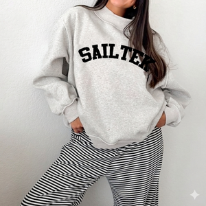 Custom Logo Winter Streetwear Mock Neck Sweatshirt High Quality Oversized <b>Drop</b> Shoulder Fleece Turtleneck Hoodie Women Casual - Product Image 2