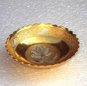 Frutero de Metal Ecológico de Diseño Clásico Personalizado, Chapado en Oro y Plata, de 5 Pulgadas, Sostenible, Pulido y Elegante para Bodas - Product Image 3