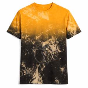 เสื้อยืดผู้ชาย ผ้าฝ้าย 100% พิมพ์ลาย ย้อมสีแบบแอซิดวอช สไตล์วินเทจ ขาดๆ แบบสตรีทแวร์ ลายกราฟิกแบบกำหนดเอง เสื้อยืดย้อมสีแบบไทได - Product Image 1