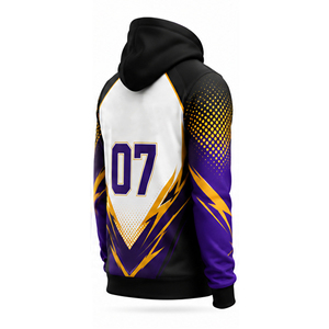Sudaderas con Capucha Sublimadas para Hombre al por Mayor, Sudaderas Deportivas Personalizadas, Ropa Deportiva Transpirable y Ligera para Correr y Entrenar - Product Image 3