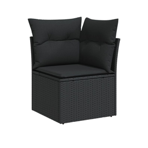 Sofá Modular de Esquina de Mimbre Sintético Moderno, Sofá Seccional de Ratán con Cojines Impermeables para Sala de Estar - Product Image 3