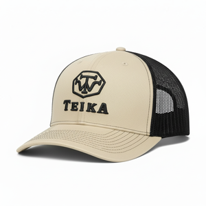 Casquette de baseball personnalisée brodée 2026 avec logo 3D, en tissu mesh orange et noir, style camionneur, ajustable, fournisseur OEM - Product Image 2