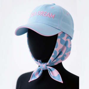 Pañuelo para la Cabeza Personalizado OEM 2026, Pañuelo Cuadrado de Seda con Estampado a Doble Cara, Estilo Hip Hop, 90*90 - Product Image 2