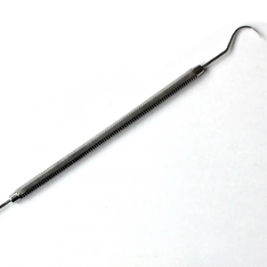 เครื่องมือตรวจสอบฟันแบบใช้มือทำจากสแตนเลสสตีลชนิดหัวคู่ - Product Image 4