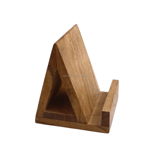 Soporte de Madera Hecho a Mano para Teléfono Celular, Soporte Universal para Teléfono Móvil, Soporte Portátil para Teléfono Móvil - Product Image 3