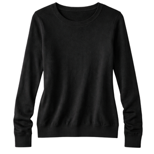 เสื้อสเวตเตอร์ถักคอวีสำหรับผู้หญิง เนื้อนุ่ม น้ำหนักเบา แขนยาว สวมใส่สบาย ดีไซน์หรูหรา แฟชั่นลำลอง เสื้อถักสำหรับฤดูหนาวและฤดูใบไม้ร่วง - Product Image 1