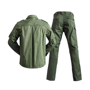 Proveedor OEM de Ropa Profesional, MOQ Bajo, Logotipo Personalizado y Conjunto de Uniforme de Guardia de Seguridad en Tallas Grandes, Descuento por Volumen, Impresión - Product Image 2