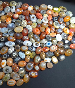 Ágata Sulemani Natural en Forma Ovalada, Ágata Banda de Color, Gema Suelta Cabujón para Joyería - Product Image 4