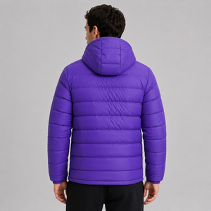 Blouson matelassé léger à capuche offrant une isolation fiable, un confort doux, un style élégant, idéal pour les tenues quotidiennes par temps froid. - Product Image 3