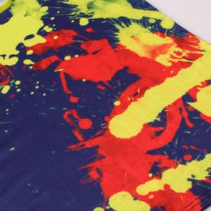 2025 New Design High Quality Men's Sublimation T-Shirts 100_ Cotton Breathable Quick Dry Tie Dye Shirts - Product Image 6