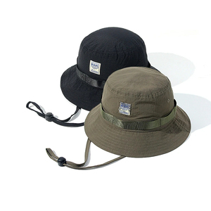 Nouveau chapeau bob en toile vert olive unisexe avec sangle réglable pour l'extérieur printemps-été décontracté adulte 56-58CM - Product Image 5