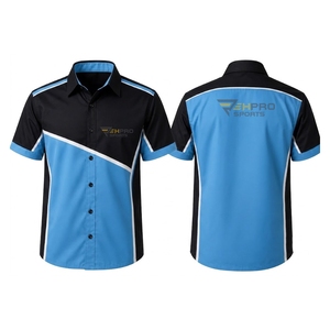 ผู้ผลิต ผู้จัดจำหน่าย เสื้อแข่งรถ แขนสั้น เสื้อทีมแข่งรถ เสื้อทีม F1 เสื้อช่างยนต์มอเตอร์สปอร์ต - Product Image 3