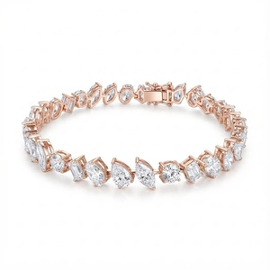 Bracelet Mix-Match en Diamants Inclinés - Or 9k, 14k, 18k - Product Image 3