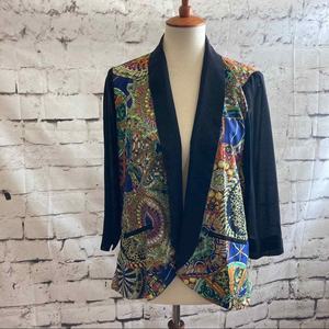 Veste en jean perlée pour femme avec broderie, doublure en nylon respirant de grande taille - Product Image 4