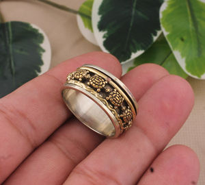 Bague classique en argent sterling 925 avec pierres précieuses, polie miroir, empilable, pour femmes et hommes, bijoux de mariage et de fête - Product Image 6