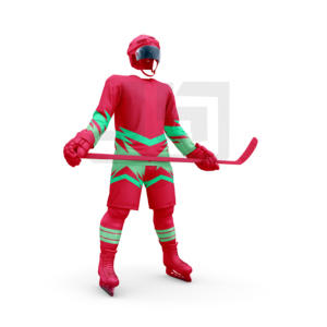 Tenue de hockey sur glace imprimée, maillot et short légers et résistants à la décoloration pour les performances d'équipe - Product Image 4