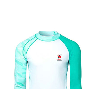 Haut de compression à manches longues Solid Trader Elite Quality, matière lisse, anti-frottement, pour exercices intenses, équipement de gym, Rash Guard - Product Image 5