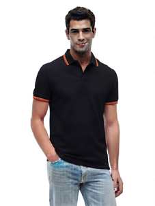 Polo de Manga Corta Rosa para Hombre, Algodón Oxford, Color Sólido, Corte Regular Informal, Diseño Transpirable - Product Image 4