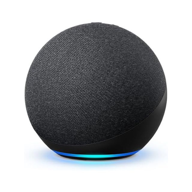 Echo (4th Gen) Speaker | With premium sound, smart home hub, and Alexa | Charcoal