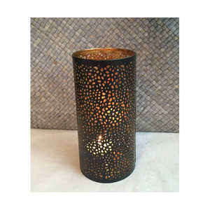 Porte-bougie en métal pour bougies chauffe-plat, favorise des choix de décoration durables et de longue durée, crée une ambiance chaleureuse pour les invités et la famille. - Product Image 1