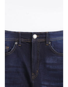 Jeans pour hommes de haute qualité, grande taille, coupe droite, slim, extensible, respirant, vêtements de mode personnalisés - Product Image 4