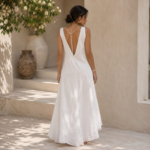 Women's Linen High Low Midi <b>Dress</b> Sleeveless <b>Loose</b> Fit Boho Casual Beach Resort Vacation Minimalist Summer A Line Elegant <b>Dress</b> - Product Image 3