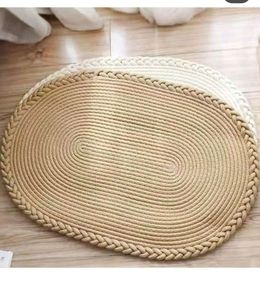 Simple And Unique Handmade <b>Round</b> Bamboo Table <b>Mat</b> Traditional Chinese Style <b>Mats</b> & Pads - Product Image 6