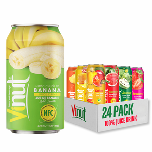 Dragon Fruit Refreshing 330ml Bebida de jugo sin azúcar Etiqueta privada Bebidas Fábrica de Vietnam Categoría de frutas y verduras - Product Image 1