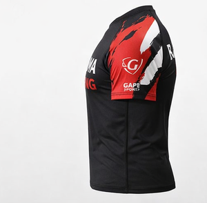 เสื้อรัดรูปยูนิเซ็กซ์แบบสั้นสำหรับ BJJ MMA ป้องกันแบคทีเรีย เป็นมิตรกับสิ่งแวดล้อม เหมาะสำหรับการฝึกซ้อมและการเล่นกีฬาในยิม - Product Image 5