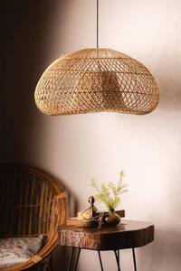 Lampe suspendue en rotin au design moderne, luminaire décoratif pour restaurant, lampe en rotin de bambou pour hôtel - Product Image 6