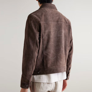 Premium Casual Clothing <b>Suede</b> <b>Jacket</b> Clean Design Smooth Texture Designed For Daily Wear And Travel Comfort - Product Image 4