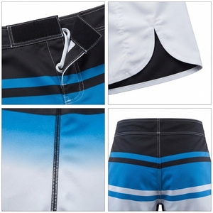 <b>Combat</b> Sports MMA Fight <b>Shorts</b> <b>for</b> <b>Men</b>-Lightweight Blue Gradient Grappling Trunks B2B Training Wear OEM Supplier Sialkot - Product Image 4