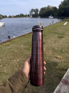 Bouteille d'eau en cuivre tendance : design viral, couleur unie, personnalisable - Product Image 6