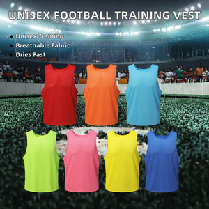 Chalecos de entrenamiento de malla al por mayor, transpirables, para fútbol, chalecos de entrenamiento de equipo, camisetas deportivas de alta visibilidad 2026 - Product Image 5