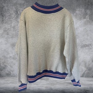 Parke OEM ODM <b>Men's</b> Winter Crewneck Cotton Fleece Oversized Chenille Patch Embroidery <b>Pullover</b> Sweatshirt - Product Image 4
