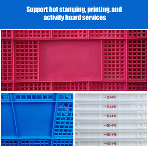 Cesti per <span class=keywords><strong>Frutta</strong></span> Resistenti, Scatole di Stoccaggio a Griglia in PE Impilabili, Casse per Verdure, Contenitori per Trasporto, Casse in <span class=keywords><strong>Plastica</strong></span> Solida - Product Image 5
