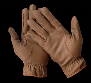 Gants d'équitation d'hiver haut de gamme en cuir pleine fleur à doigts complets, adhérence haute performance, conception durable pour cavaliers professionnels - Product Image 3