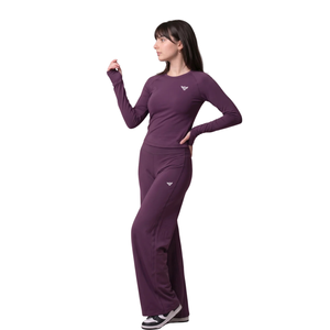 Leggings de yoga taille haute en nylon fin et uni pour femme – Doux, extensibles, respirants, longueur cheville, décontractés, pour le fitness et les activités sportives - Product Image 1