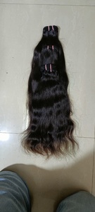 High Quality Remy Hair <b>Extensions</b> Natural Black Virgin Indian Raw Hair <b>for</b> Beauty and <b>Braiding</b> - Product Image 3