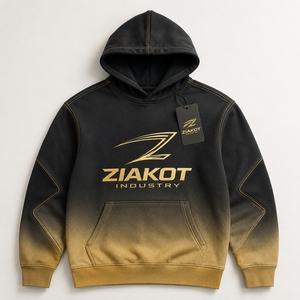 Wholesale Direct Industry Best Selling Custom Stitched Black <b>Orange</b> 3D Torn <b>Paper</b> Style Sports Pullover Sweatshirt Hoodie - Product Image 4