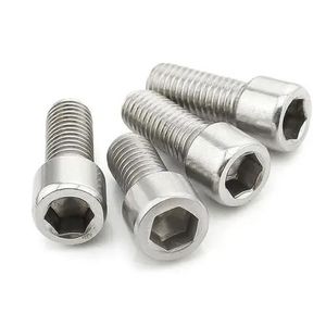 Vis à tête hexagonale avec écrous, filetage UNC, fixation industrielle en métal, qualité CW617N, SS316L, EN8, C11000, 6061, LG2, finition nickel, zinc, chrome - Product Image 5