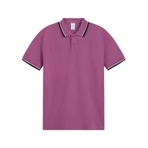 Camiseta Polo de hombre con bloque de Color personalizado 2025, tono claro con nuevo estilo de costilla, manga corta, diseño de verano OEM con lo último - Product Image 1
