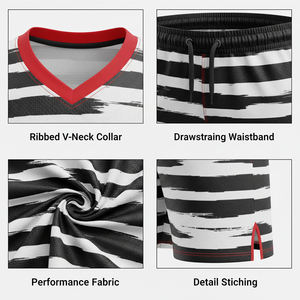 Vêtements de sport respirants pour l'entraînement, maillots de football, ensembles d'uniformes, pack de maillots de football à manches courtes - Product Image 4