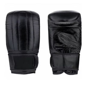 Gants de boxe d'entraînement en cuir PU de haute qualité, anti-humidité, avec sangle de poignet réglable pour la fermeture, personnalisables pour la frappe - Product Image 6